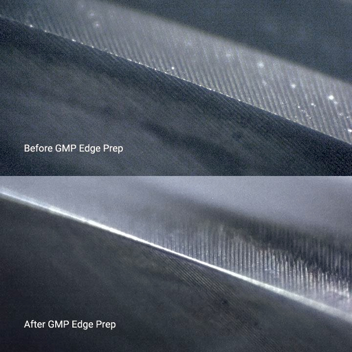 GM Edge Prep before and after